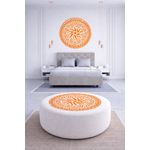 Casa si Gradina - Decoratiuni - DIY - Sabloane decorative pereti - Sablon Perete vopsire, tencuiala 0.7mm 0 model Mandala Concentric Shutter MXSP9601 diferite marimi, 500 x 500 mm - Infinity.ro