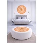 Casa si Gradina - Decoratiuni - DIY - Sabloane decorative pereti - Sablon Perete vopsire, tencuiala 0.7mm 0 model Mandala Concentric Shutter MXSP9601 diferite marimi, 100 x 100 mm - Infinity.ro