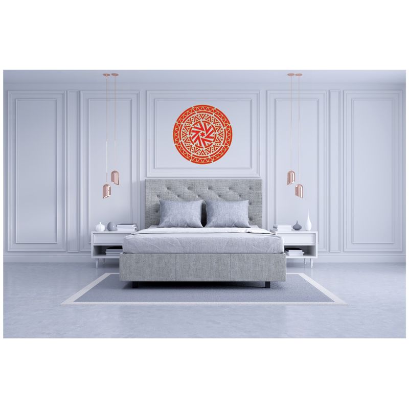 Casa si Gradina - Decoratiuni - DIY - Sabloane decorative pereti - Sablon Perete vopsire, tencuiala 0.7mm 0 model Mandala Concentric Shutter MXSP9601 diferite marimi, 100 x 100 mm - Infinity.ro