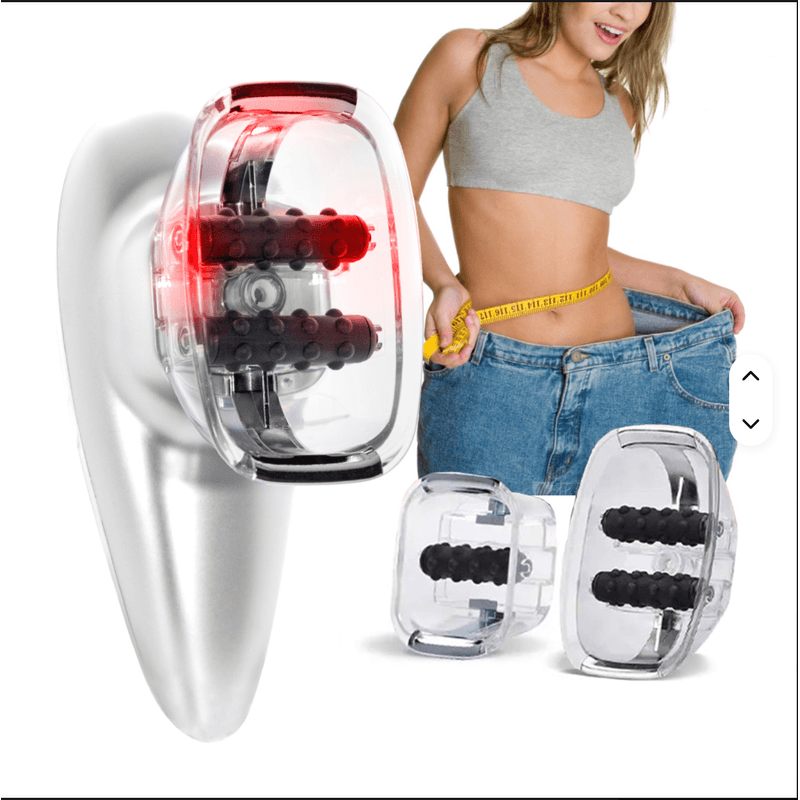 Ingrijire personala si Cosmetice - Aparate & accesorii ingrijire personala - Aparate cosmetice - Aparate intretinere si ingrijire corporala - Aparat pentru Masaj Anticelulitic, Impulsuri Electrice, Lumina Rosie, 2 Capete Interschimbabile - Infinity.ro