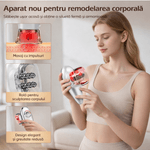 Ingrijire personala si Cosmetice - Aparate & accesorii ingrijire personala - Aparate cosmetice - Aparate intretinere si ingrijire corporala - Aparat pentru Masaj Anticelulitic, Impulsuri Electrice, Lumina Rosie, 2 Capete Interschimbabile - Infinity.ro