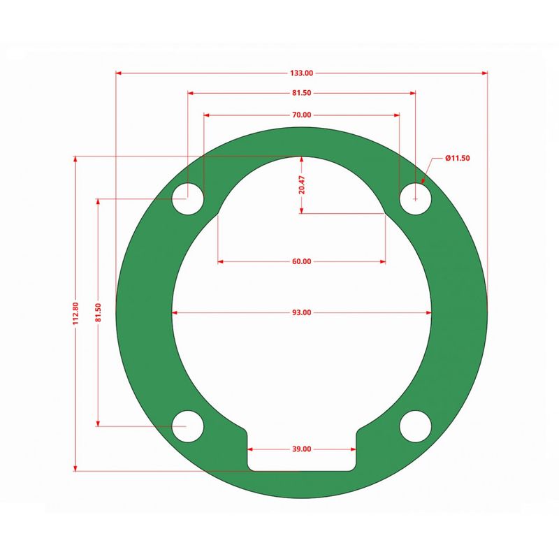 Casa si Gradina - Electrice - Echipamente electrice - Compresoare - Garnituri set pentru cap compresor de aer V 90mm CH086 Mod.9(M) - Infinity.ro
