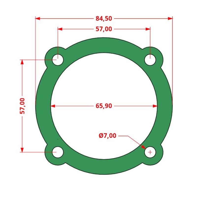 Casa si Gradina - Electrice - Echipamente electrice - Accesorii compresoare - Set de 10 Garnituri pentru cap compresor de aer V 2x65mm+ 1x51mm 12.5bari Mod.0.36/1.25 (D) CH175 - Infinity.ro