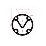 Casa si Gradina - Electrice - Echipamente electrice - Compresoare - Garnituri set pentru cap compresor de aer 51mm CH087 Mod.10 (A) - Infinity.ro