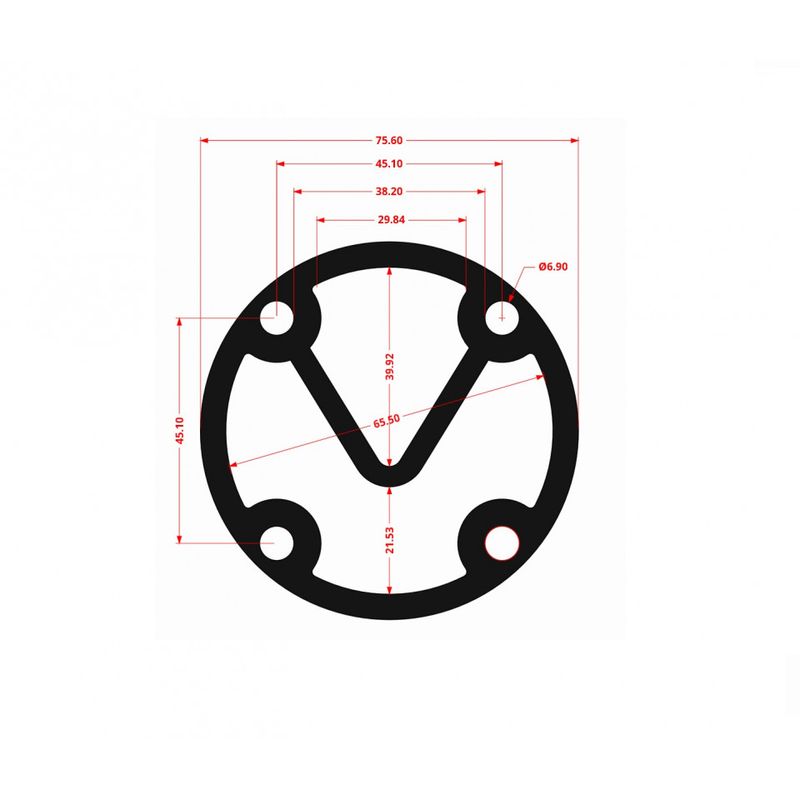Casa si Gradina - Electrice - Echipamente electrice - Compresoare - Garnituri set pentru cap compresor de aer 51mm CH087 Mod.10 (A) - Infinity.ro