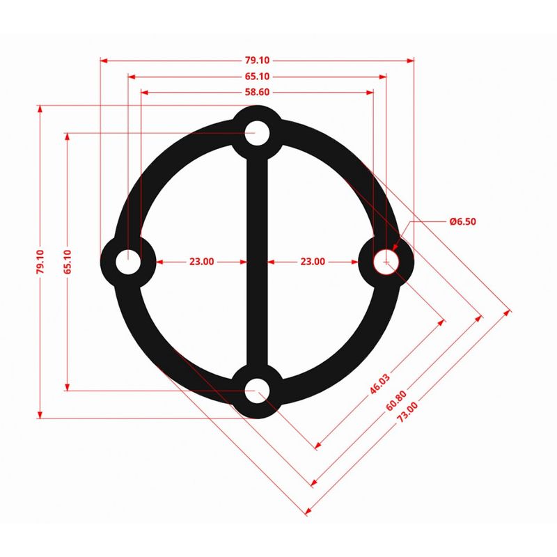 Casa si Gradina - Electrice - Echipamente electrice - Compresoare - Garnituri set pentru cap compresor de aer 47-55mm CH092 Mod.15(F) - Infinity.ro
