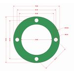 Casa si Gradina - Electrice - Echipamente electrice - Compresoare - Garnituri set pentru cap compresor de aer 47-55mm CH092 Mod.15(F) - Infinity.ro