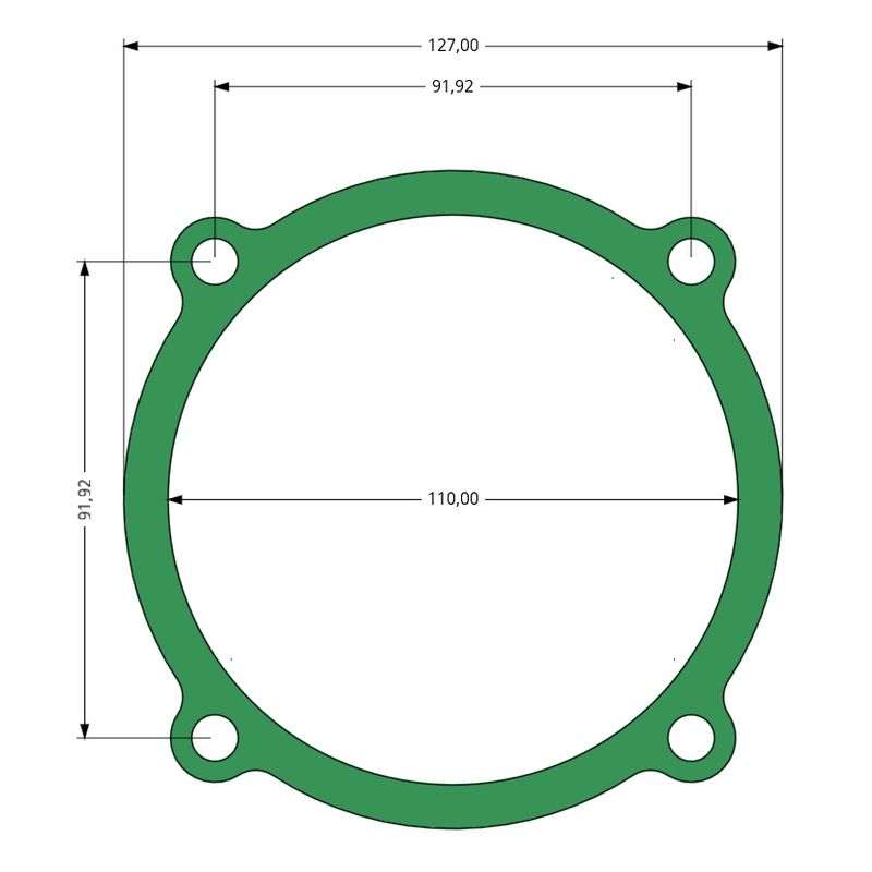 Casa si Gradina - Electrice - Echipamente electrice - Accesorii compresoare - Set de 10 Garnituri pentru cap compresor de aer V 2x65mm+ 1x51mm 12.5bari Mod.0.36/1.25 (D) CH175 - Infinity.ro