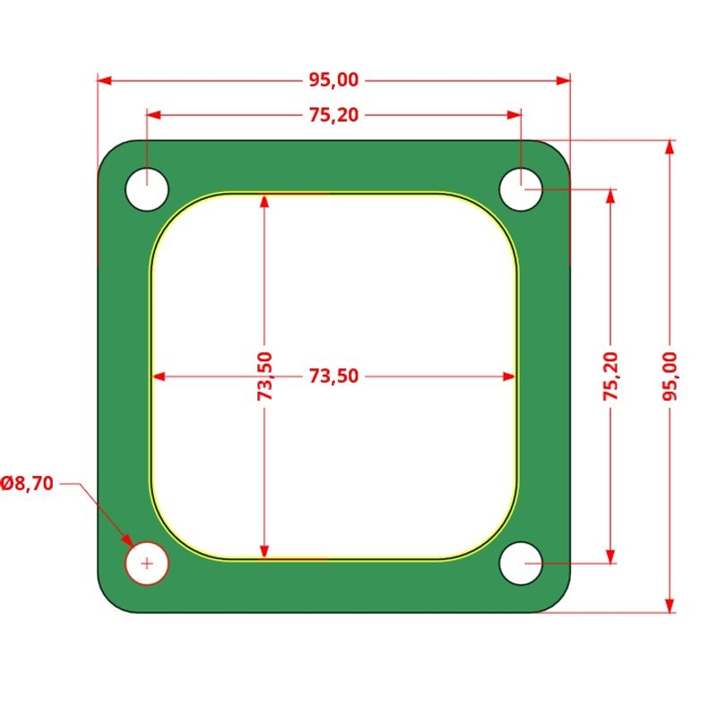 Casa si Gradina - Electrice - Echipamente electrice - Accesorii compresoare - Set de 10 Garnituri pentru cap compresor de aer V 2x65mm+ 1x51mm 12.5bari Mod.0.36/1.25 (D) CH175 - Infinity.ro