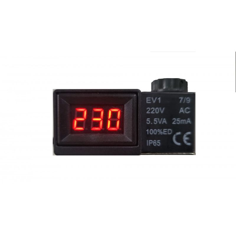 Casa si Gradina - Electrice - Echipamente electrice - Accesorii compresoare - Bobina cu afisaj electronic pentru electrovalva universala 220V CH111 Mod.34 (L) - Infinity.ro
