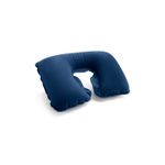 Sport si Outdoor - Articole de voiaj - Accesorii articole de voiaj - Perna de calatorie gonflabila, moale la atingere, masca de dormit, dopuri pentru urechi, cu husa, albastru - Infinity.ro