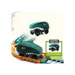 Jucarii, Copii si Bebe - Jucarii si jocuri - Seturi de constructie si cuburi - Seturi de constructie - Jucarie de constructie, 49 de piese, masini cu dinozaur electric, circuit de curse, pentru copii, 55 cm - Infinity.ro