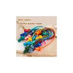 Jucarii, Copii si Bebe - Jucarii si jocuri - Jocuri si puzzle - Puzzle - Puzzle cu Snururi, Dezleaga Nodurile Colorate, Antistres pentru Toata Familia, 24 x 24 cm - Infinity.ro