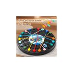 Jucarii, Copii si Bebe - Jucarii si jocuri - Jocuri si puzzle - Puzzle - Puzzle cu Snururi, Dezleaga Nodurile Colorate, Antistres pentru Toata Familia, 24 x 24 cm - Infinity.ro