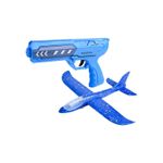 Jucarii, Copii si Bebe - Jucarii si jocuri - Jucarii & jocuri educative - Jucarii interactive - Pistol Interactiv de Jucarie Lansator de Avion , Durabil si Rezistent la Impact, Albastru - Infinity.ro
