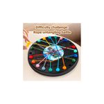 Jucarii, Copii si Bebe - Jucarii si jocuri - Jocuri si puzzle - Puzzle - Puzzle cu Snururi, Dezleaga Nodurile Colorate, Antistres pentru Toata Familia, 24 x 24 cm - Infinity.ro