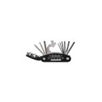 Sport si Outdoor - Ciclism - Piese pentru biciclete - Scule biciclete - Kit Multifunctional pentru Bicicleta 16 in 1, Chei, Surubelnite, Inbus, Levier Engros, 9 x 5 cm - Infinity.ro