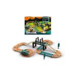 Jucarii, Copii si Bebe - Jucarii si jocuri - Seturi de constructie si cuburi - Seturi de constructie - Jucarie de constructie, masini cu dinozaur electric, circuit de curse, pentru copii, 60 cm - Infinity.ro