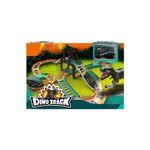 Jucarii, Copii si Bebe - Jucarii si jocuri - Seturi de constructie si cuburi - Seturi de constructie - Jucarie de constructie, masini cu dinozaur electric, circuit de curse, pentru copii, 60 cm - Infinity.ro