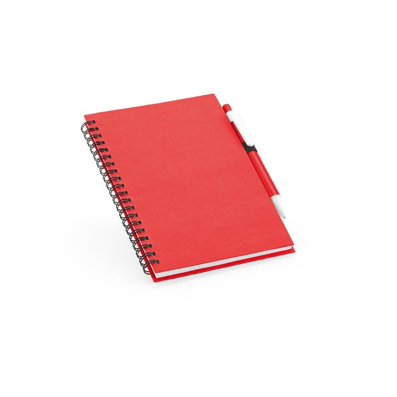 Carti si Birotica - Papetarie - Agende si calendare - Agende si carnete - Notepad cu spirala B6 cu 160 de pagini reciclate liniate, coperta tare si suport pentru pix - Infinity.ro