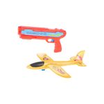 Jucarii, Copii si Bebe - Jucarii si jocuri - Vehicule si jucarii cu telecomanda - Elicoptere, avioane si nave de jucarie - Pistol Interactiv de Jucarie Lansator de Avion , Durabil si Rezistent la Impact, Galben - Infinity.ro