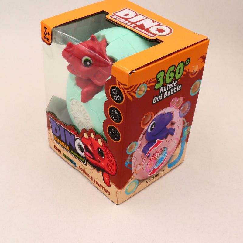 Jucarii, Copii si Bebe - Jucarii si jocuri - Jucarii & jocuri educative - Jucarii interactive - Jucarie Dinozaur Interactiva de Facut Baloane de Sapun, Pentru Copii, Maro, cu Lumini si Sunete 11x 9x13 cm - Infinity.ro