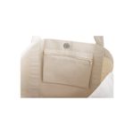 Fashion, accesorii si bijuterii - Femei - Accesorii femei - Genti si rucsacuri femei - Sacosa bumbac canvas cu buzunar frontal, buzunar interior cu fermoar si manere de 60 cm - Infinity.ro