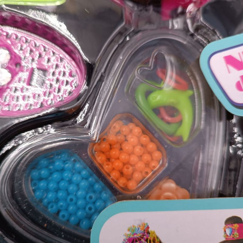 Jucarii, Copii si Bebe - Jucarii si jocuri - Jucarii de rol - Frumusete, bijuterii si accesorii fetite - Jucarie de Facut Bijuterii din Margele Pentru Fetite, Diferite Accesorii, Plastic, Multicolor - Infinity.ro