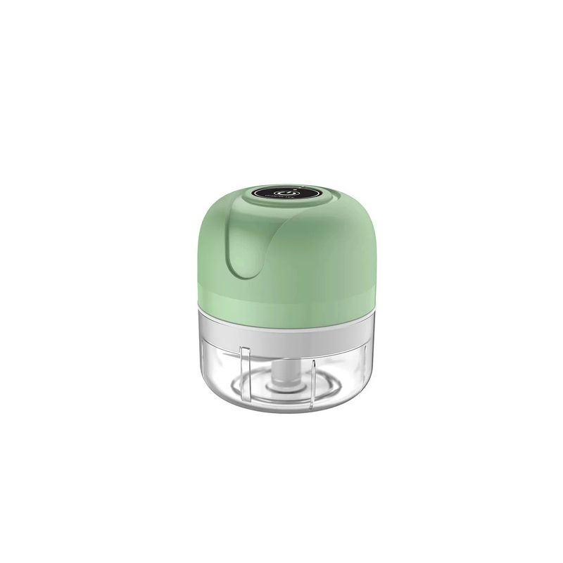 Electronice si Electrocasnice - Electrocasnice bucatarie - Mixere, tocatoare & roboti de bucatarie - Blendere si mini tocatoare - Mini Tocator Electric Portabil 100ML, Fara Fir, cu Lame din Otel Inoxidabil, 10 x 8 x 8 - Infinity.ro