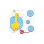 Jucarii, Copii si Bebe - Jucarii si jocuri - Jucarii de plus - Jucarie de plus interactiva, rata galbena, pentru copii, Inregistrarea si Redarea vocii - Infinity.ro