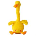 Jucarii, Copii si Bebe - Jucarii si jocuri - Jucarii de plus - Jucarie de plus interactiva, rata galbena, pentru copii, Inregistrarea si Redarea vocii - Infinity.ro