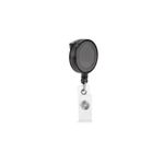 Carti si Birotica - Birotica - Accesorii de birou - Alte accesorii birou - Suport pentru ecuson cu clip metalic extensibil, pana la 900 mm, clip transparent, negru - Infinity.ro