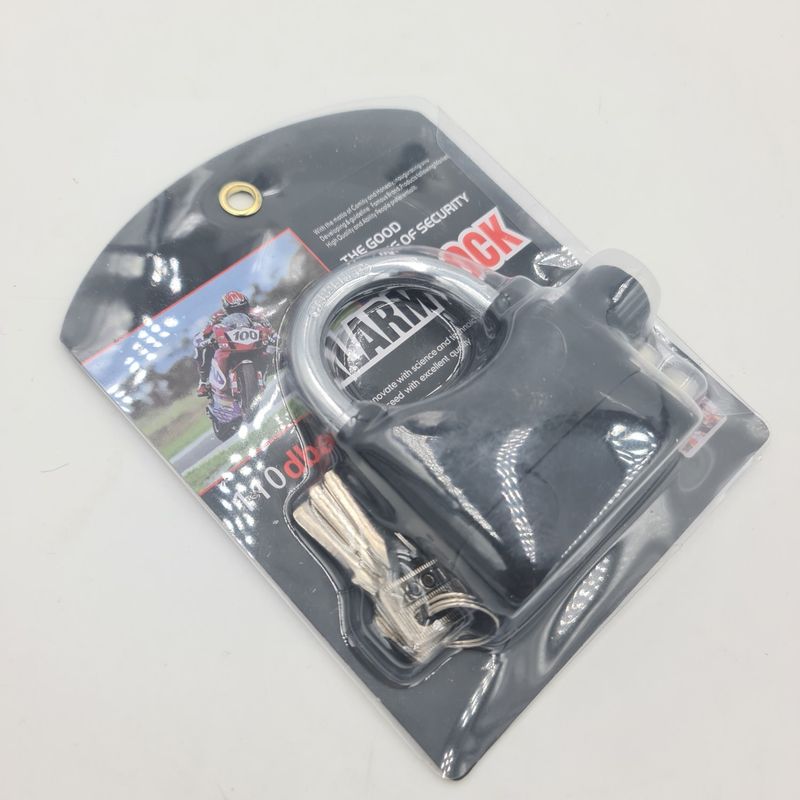 Casa si Gradina - Constructii - Feronerie si accesorii - Lacate - Lacat fabricat din metal masiv, functie alarma anti-furt, 3 chei, baterii rezerva, Dalimag - Infinity.ro