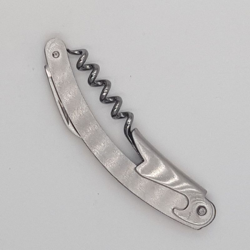 Casa si Gradina - Bucatarie si vesela - Accesorii bar - Tirbusoane si dopuri - Tirbuson, cutit somelier, desfacator sticle,  multifunctional din otel inoxidabil, 110 x 25 x 10 mm - Infinity.ro