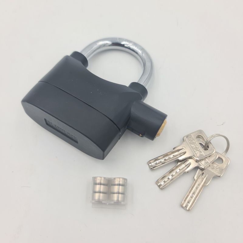 Casa si Gradina - Constructii - Feronerie si accesorii - Lacate - Lacat fabricat din metal masiv, functie alarma anti-furt, 3 chei, baterii rezerva, Dalimag - Infinity.ro