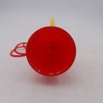 Casa si Gradina - Decoratiuni - Decoratiuni petrecere - Coifuri si suflatori - Goarna Curbata, Vuvuzela, Tip Corn, Pentru Petreceri, Evenimmente, Rosie, Varf Galben, 27 cm - Infinity.ro