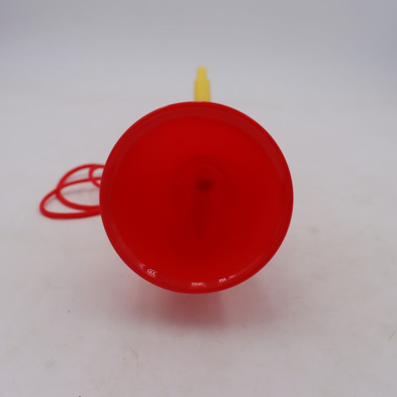 Casa si Gradina - Decoratiuni - Decoratiuni petrecere - Coifuri si suflatori - Goarna Curbata, Vuvuzela, Tip Corn, Pentru Petreceri, Evenimmente, Rosie, Varf Galben, 27 cm - Infinity.ro