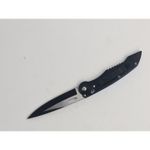 Sport si Outdoor - Camping - Cutite, bricege si accesorii - Cutite si bricege - Cutit briceag deschidere a lamei automata pe buton, lama otel, 22 cm, 5 cercuri,albastru - Infinity.ro