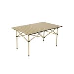 Sport si Outdoor - Camping - Mobilier pentru camping - Mese camping - Masa Pliabila Pentru Camping, Inclusa Geanta de Transport, Aluminiu, Bej, 120 x 55 x 50cm - Infinity.ro
