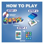 Jucarii, Copii si Bebe - Jucarii si jocuri - Jocuri si puzzle - Jocuri de societate - Joc Interactive Matching Master cu Cuburi si Carti, Asociere Simboluri si Culori pentru Copii - Infinity.ro