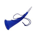 Casa si Gradina - Decoratiuni - Decoratiuni petrecere - Coifuri si suflatori - Goarna Curbata, Vuvuzela, Tip Corn, Pentru Petreceri, Evenimmente, Albastra, Varf Alb, 27 cm - Infinity.ro