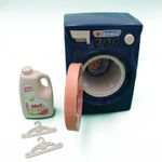 Jucarii, Copii si Bebe - Jucarii si jocuri - Jucarii de rol - Seturi de curatenie copii si accesorii - Masina de spalat de jucarie, 17 x 14x10 cm, albastra, 3 ani+, cu sunet, muzica, rotire cuva - Infinity.ro