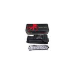 Sport si Outdoor - Camping - Cutite, bricege si accesorii - Cutite si bricege - Cutit cu Deschidere Automata pe Buton, Spart Geam, Model Cap de Mort, Prindere Curea, Agatatoare, 22 cm - Infinity.ro