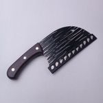 Casa si Gradina - Bucatarie si vesela - Vesela si tacamuri - Cutite si seturi de cutite - Cutit Tip Satar, Universal, Lama Forjata, Curbat, Maner Nituit, Protectie Lama, Agatatoare, 26 cm - Infinity.ro