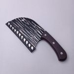 Casa si Gradina - Bucatarie si vesela - Vesela si tacamuri - Cutite si seturi de cutite - Cutit Tip Satar, Universal, Lama Forjata, Curbat, Maner Nituit, Protectie Lama, Agatatoare, 26 cm - Infinity.ro