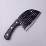 Casa si Gradina - Bucatarie si vesela - Vesela si tacamuri - Cutite si seturi de cutite - Cutit Tip Satar, Universal, Lama Forjata, Curbat, Maner Nituit, Protectie Lama, Agatatoare, 26 cm - Infinity.ro