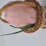 Market - Cadouri - Flori si aranjamente - Cosulet, aranjament floral trandafiri "Cosulet cu flori", flori de sapun, model lalea, 30x17x15 cm - Infinity.ro