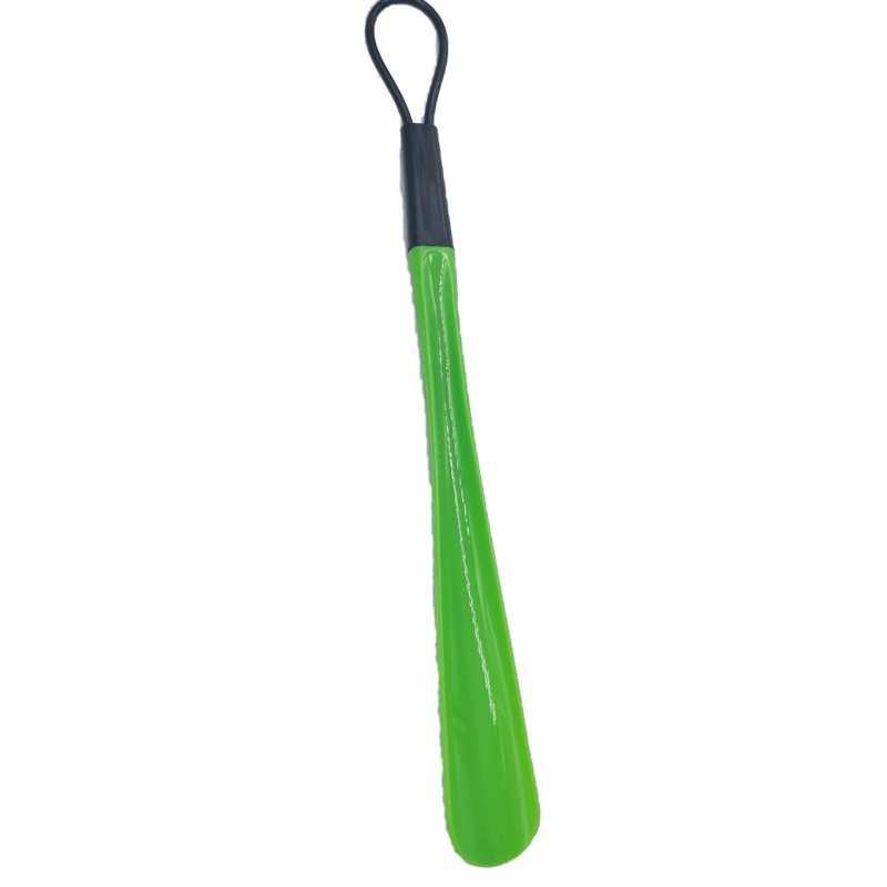 Market - Spalare si intretinere rufe - Produse intretinere Incaltaminte - Perii si alte accesorii - Incaltator pentru orice tip de pantofi adidasi sau incaltaminte, cu agatatoare, 46 cm, verde - Infinity.ro