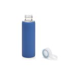 Casa si Gradina - Bucatarie si vesela - Cani si pahare - Sticle - Sticla sport din sticla borosilicata cu capac si protectie siliconica, capacitate 380 ml - Infinity.ro