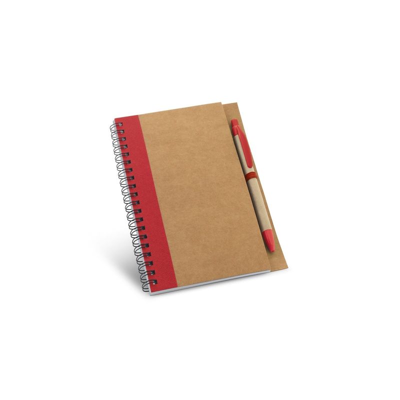 Carti si Birotica - Papetarie - Agende si calendare - Agende si carnete - Caiet cu spirala B6 cu 120 de pagini simple reciclate si coperta din hartie ecologica - Infinity.ro